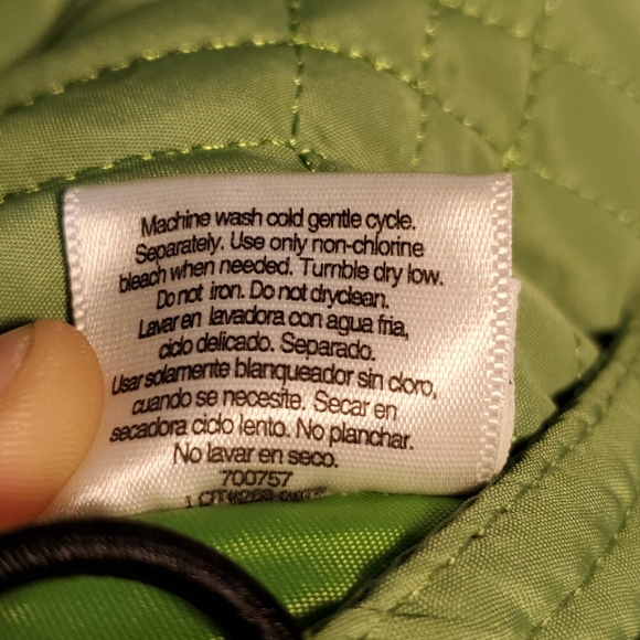 REVERSIBLE Jacket! Green and Black SJB Active - Picture 8 of 8